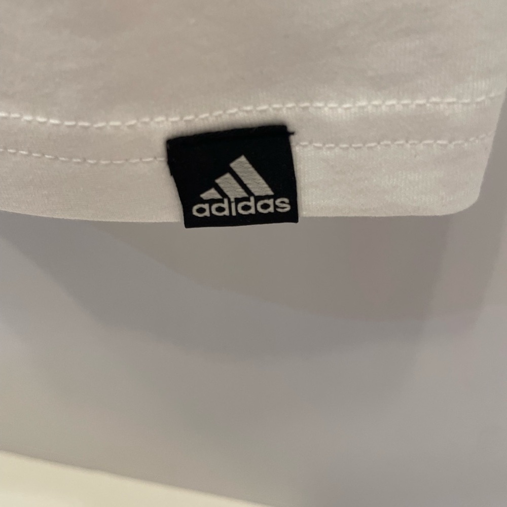 adidas Big Girls Crew Neck Short Sleeve Graphic T-Shirt - Picture 4 of 5